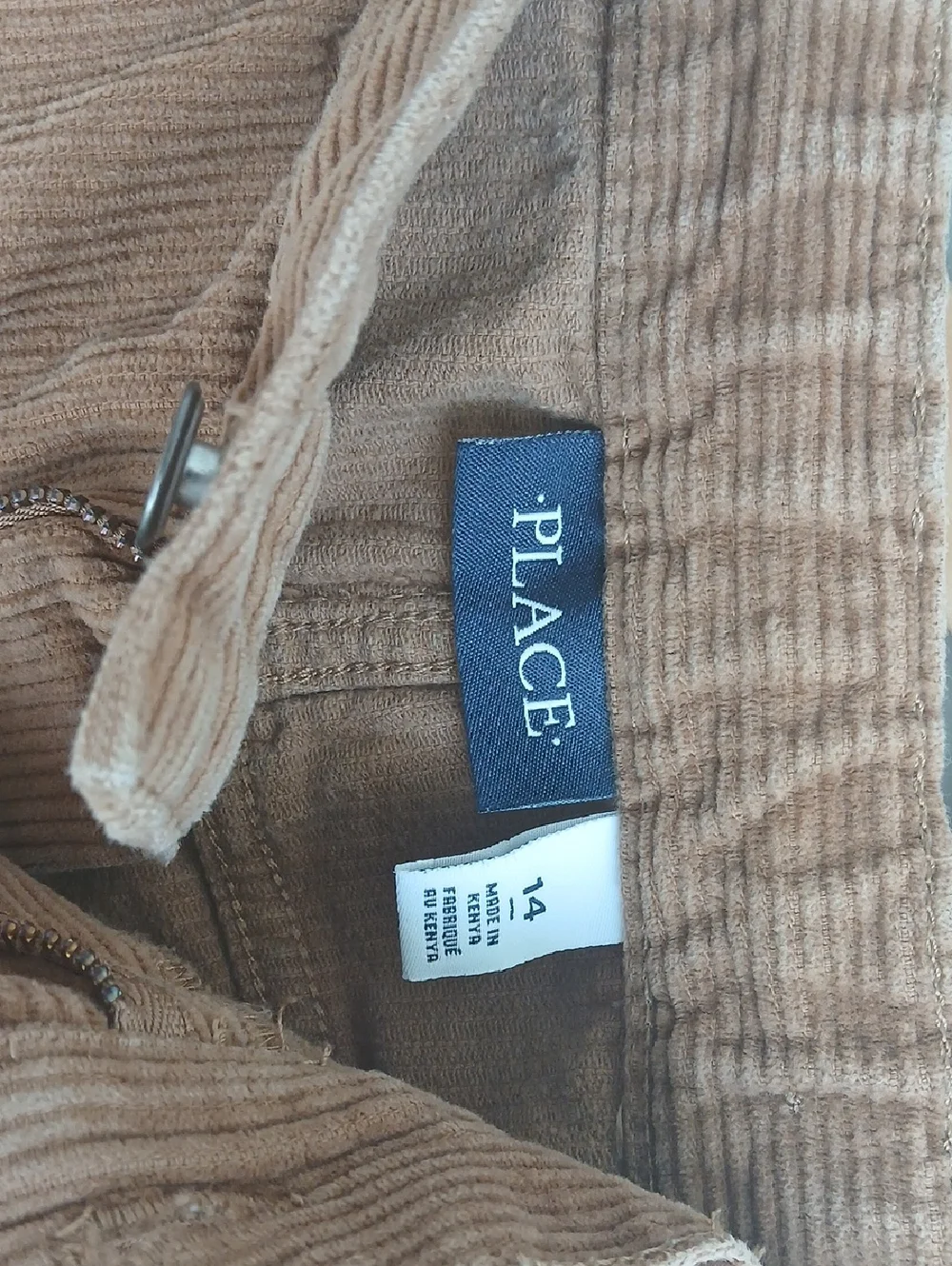 Childrens Place Boys  Corduroy Pants in Light Brown